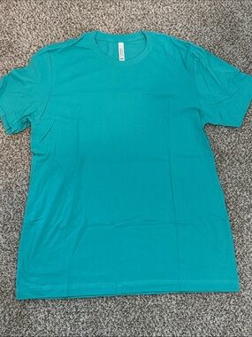 Men's Crew Neck T-Shirt - Teal